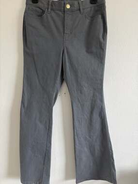 Ryegrass Womens Gray Denim Pants High Waisted Flare size 16 NEW